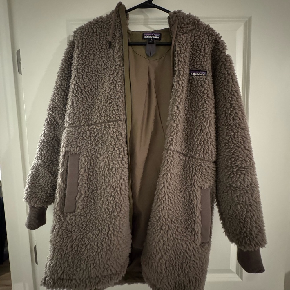Patagonia Women's Cozy Brown Teddy Jacket